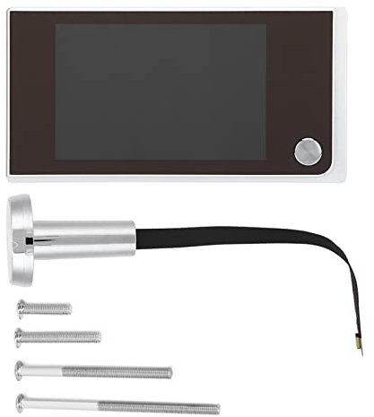 Nikou Judas Numérique Écran 3,5’’ Espion Porte Caméra, Électronique LCD 120 degrés 2MP Visiophone, Nocturne Photosurveillance Numérique de Porte pour la Sécurité à la Maison et Le Bureau
