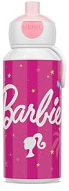 Mepal - Trinkflasche Pop-up Campus - Wasserflasche - Auslaufsichere Flasche für die Schule - Wiederverwendbar - BPA-frei & Spülmaschinenfest - 400 ml - Barbie