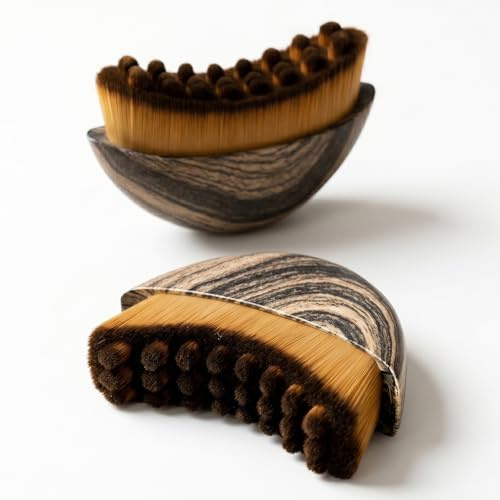 2Pcs Lymphatic Drainage Massager for Face & Body, Lymphatic Drainage Brush, L-ymphatic Contour Face Brush for Chin & Jawline Sculpting, Dry Brushing Body Brush L-ymphatic D-rainage Tool