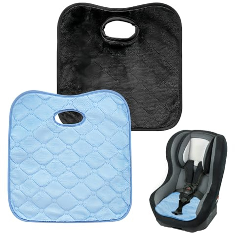 KLINNA 2 protectores de asiento de coche para niños, protección universal para asiento de coche, suave e impermeable, para entrenamiento de orinal, protector de asiento para asiento infantil