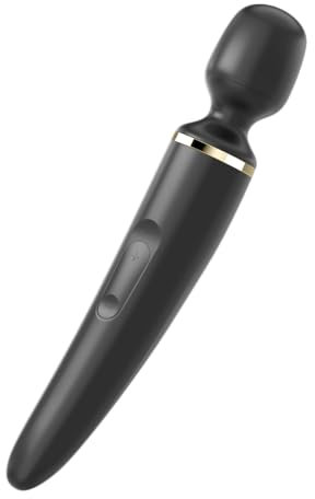 Satisfyer Wand-er Donna Bacchetta Massaggiante con 50 Modalità di Vibrazione | Sex Toy forte e silenzioso | Massaggio del Corpo per Donne e Uomini | Piccolo Vibratore per Tutto il Corpo