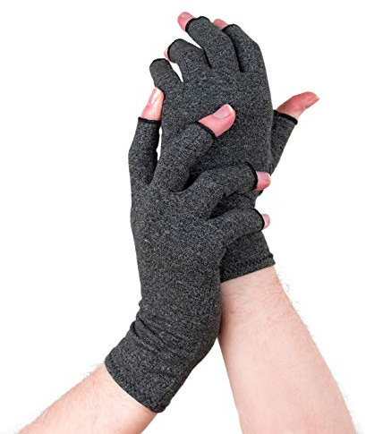 Actesso Arthritis Schmerzlinderungshandschuhe - Arthritische Kompressionsunterstützung für Hände bei Tag und Nacht (Mittelgroß)