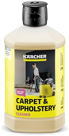 Kärcher Matt & Textile Cleaning - Detergente ad asciugatura rapida per tappeti e mobili imbottiti, 1 l, per macchine per la cura di tappeti e tessuti SE