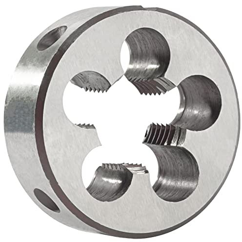 Aceteel 3/8-Zoll-24 runde Schneideisen für Linkshänder, Maschinen-Gewindeschneider 3/8 x 24