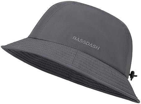 Bassdash UPF50+ Fischerhut Herren Damen leicht wasserabweisend verstaubar Bucket Hat Sommerhut FH13