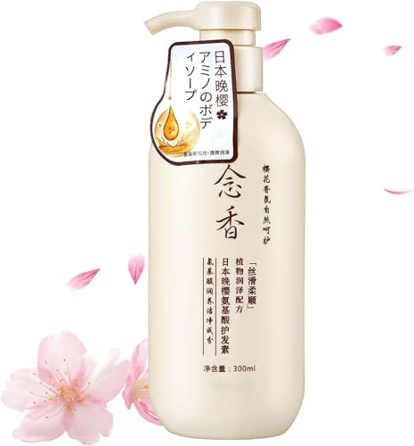 Sakura Hair Growth Shampoo, Sakura Japanese Shampoo, Sakura Hair Growth Japan'S No. 1 Shampoo, Japans Evening Sakura Nianxiang Shampoo for Deeply Nourished Strong Hair (Conditioner)