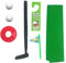 Toiletten Golf, Klo Minigolf, 6-teilig, Minigolfspiel mit Schläger, Bällen & Co.