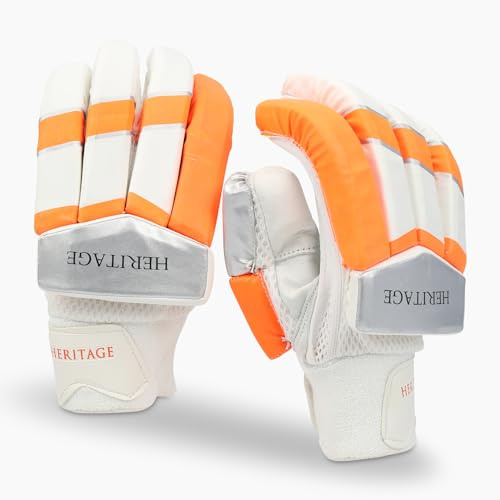 Heritage Academy Cricket Batting Gloves Right Hand Adult Boys Girls Junior Youth Glove Protection - RH (Small Junior)