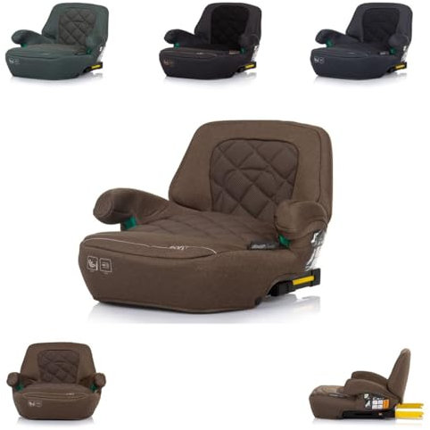 Chipolino Kindersitz i-Size Sitzerhöhung Safy (125-150cm), Gruppe 3 (22-36 kg), Farbe:braun