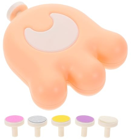 Toddmomy Cortauñas Eléctrico Herramienta Que Ahorra Diseño Ergonómico con 5 Cabezales de Pulido y Plástico Seguro para Bebés Adecuado para Recién Nacidos y Niños Pequeños