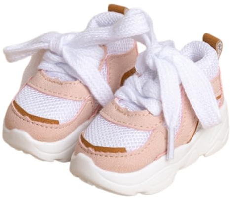 niannyyhouse BJD Chaussures de sport décontractées pour poupée articulée 1/3, 1/4, accessoires de déguisement de figurine d'action, 1 paire (rose, pour poupée BJD 1/3)