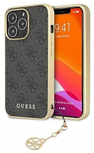 Guess GUHCP13XGF4GGR hülle für iPhone13 Pro Max 6,7 grau 4G Charms Collection