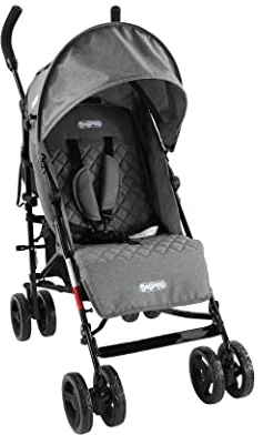 Babyco Arc 0+ Stroller Pram Pushchair-Grey Melange with Raincover