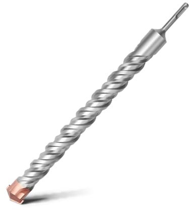 HSAWBIT 40mm x 460mm LONG SDS MASONRY DRILL BIT, TUNGSTEN CARBIDE TIP SDS PLUS SHANK, FOR WALL STONE CONCRETE BRICK