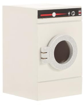 JOINPAYA Mini-waschküchen-Set Im Maßstab 1:12 Mini-trommelwaschmaschine Für Puppenhaus Spielzeug-wäschereiausstattung Detaillierte Handwerkskunst