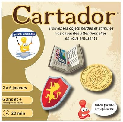 Cartador - Jeu Mémoire de Travail - Orthophoniste