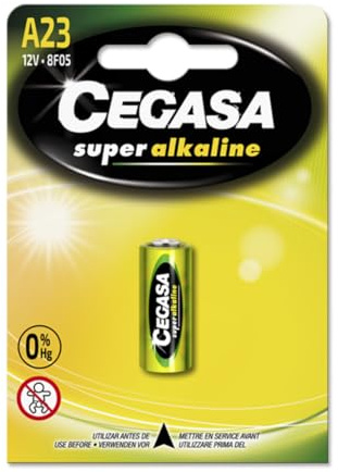 CEGASA Superalkaline - Pack Pila 8F05, Color Verde