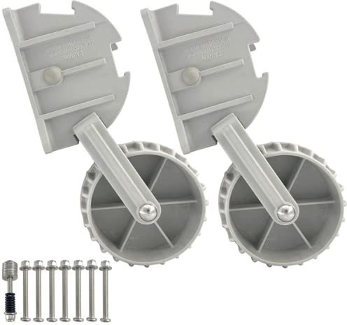 ISURE MARINE Flip-up Retrackable Dinghy Wheels Nylon Ribs Towing Boat Launching Wheels