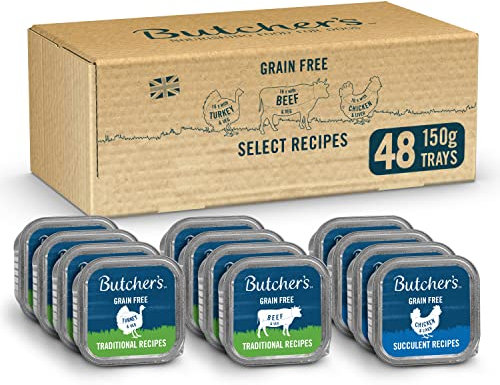 Butcher's Select Recipes Wet Dog Food Trays, 7.2 kg (48 x 150 g)