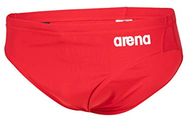 Arena Solid Team Junior Bañador para Niños, Secado Rápido, Tejido MaxLife Eco, Resistente al Cloro y Protección UV 50+