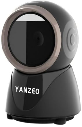 YANZEO YS860 Barcode Scanner 2D/1D Desktop Barcode Reader Hands-Free QR Bar Code Scanner Plug and Play Fast & Accurate Scanning for Store, Office, Warehouse