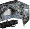 INSTENT Pavillon 3 x 3 m Basic wasserdicht UV Schutz 50+, 4 Seiteneile, Woodland
