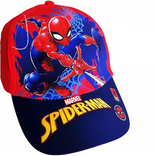 ILS I LOVE SHOPPING Casquette à visière pour enfant/garçon, casquette de baseball réglable Spider, Paw Pat rouge, taille unique