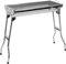 Barbacoa Portátil de Acero Inoxidable Barbacoa Plegable Parrillada Asador al Aire Libre BBQ de Carbón para Cocinar Camping Senderismo Picnics,Parrilla de carbón de acero inoxidable(73*33.5*70cm)