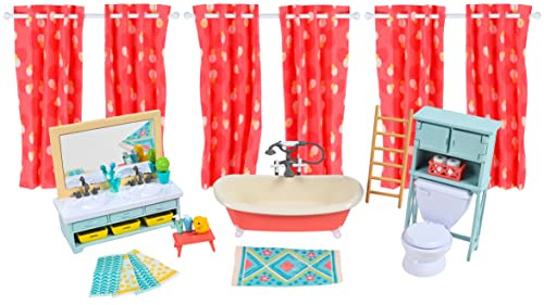 Honey Bee Acres Bubbly Bee Bathroom Furniture - 30 Pieces - Ages 3+