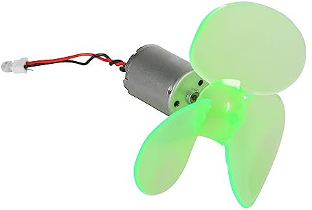 DEWIN Kits d'éoliennes DIY, 90mm 0,01V-24V Micro générateur d'énergie éolienne Mini éolienne Modèle de Moteur CC Kits de Bricolage avec Ventilateur
