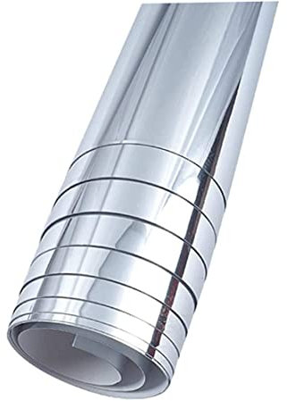 HoveeLuty Flexible Mirror Sheets,Mirror Stickers 19.7x39.4in Mirror Paper Self Adhesive Roll Stickers Non Glass Self Adhesive Mirror Tiles Self Adhesive Sheets,Great for Craft Home Wall Decor