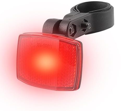 Qkbuza Fahrradreflektoren für Fahrräder für Erwachsene, Fahrradreflektoren für Nachtfahrten | Wasserdichter Reflektor, Fahrrad-Heckwarnung,Hochreflektierendes Zubehör, Nachtwarntafel für Fahrräder,