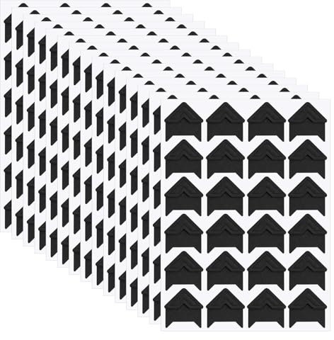 HaiFafafaing 360 Stück Fotoecken Selbstklebend Foto Ecken Kleber Fotoecken Aufkleber für Scrapbook Foto Klebepads Vintage für DIY Scrapbooking Fotoalbum Tagebuch Sammelalben