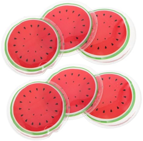 MAJORMENCH 6pezzi Cerotti Refrigeranti Riutilizzabili Per Occhi Impacchi Ghiaccio Rinfrescanti Per Alleviare Occhiaie Borse e Affaticamento Per Trattamenti Freddo Caldo e Sollievo Quotidiano