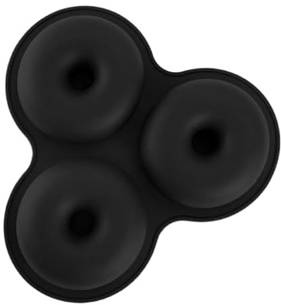 Genérico Molde de Silicona para Donuts - Bandeja De Silicona Resistente Al Calor | Molde De Rosquillas Para Air Fryer Y Hornear,para Cocina Desayunos Fiestas Cumpleaños y Principiantes