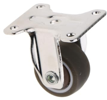 Rotella con piastra fissa in gomma for carichi pesanti, ruota for carrello industriale for supporti for armadi e rotelle for carichi pesanti