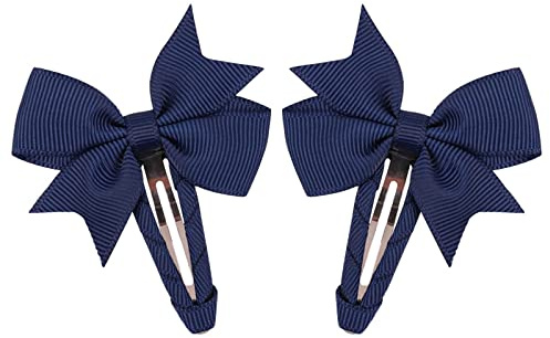 Barrettes à cheveux en ruban gros-grain pour bébés et adolescents (A, taille unique)