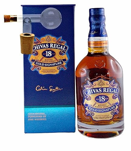 Chivas Regal 18 Jahre Scotch Whisky + 1 Glaskugelportionierer zum feinen Dosieren