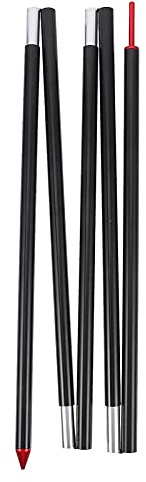 Cabilock Outdoor Awning Pole Camping Tent Support Rod for Canopy Tarp and Sunshade and Sturdy Design for Hiking Travel and Outdoor Activities