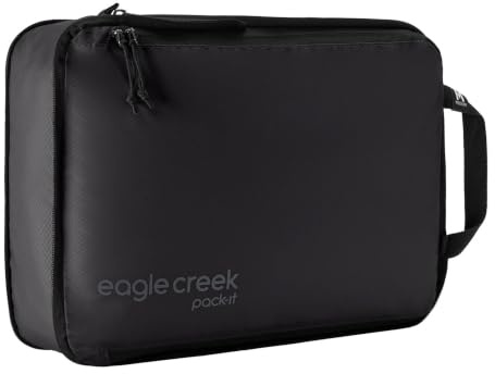Eagle Creek Pack-It Isolate Compression - Lightweight Cube for Optimizing Luggage Space - Easy-Grab Zipper - Convenient Top Handle - Recycled Materials - Small