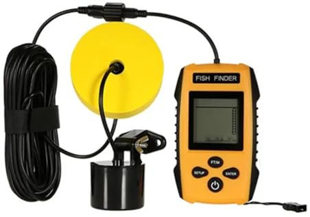 Sonar-Fischfinder, 45 Grad, Sonar-Abdeckung, Echolot-Alarm, Wandler, Unterwasser-Angeldetektor für See, Meeresangeln, 100 m