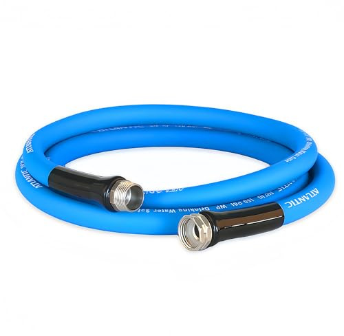 Atlantic RV Drinking Water Safe Hose 5 ft Short Garden Hose Extension: Lead, BPA, Phthalate-Free, and PVC-Free.