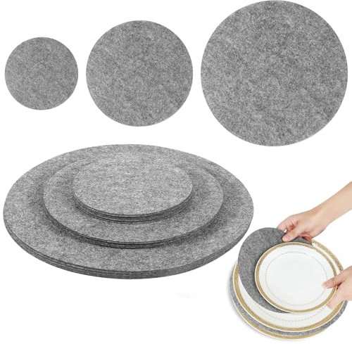 Protector Sartenes Separador 24 pcs Sartenes Protectores de Sartenes 3 Tamaños Protectores de Ollas y Sartenes para Aislamiento organizar Platos