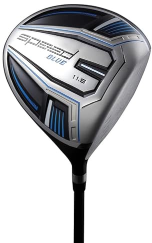 Speed Titanium Driver golfklubb, 10°, 11,5°, 12,5° loft (högerhänt), ultralätt grafitaxel, överdimensionerad sötpunkt, aerodynamisk design, USGA överensstämmer golfförare för män + deluxe huvudbonad