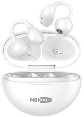 MAX EXCELL Cuffie Bluetooth 5.4 OWS Open Ear, Auricolari Bluetooth Senza In Ear con HiFi Stereo, IP55 Impermeabili, 40 Ore Cuffie Wireless per Running e Palestra