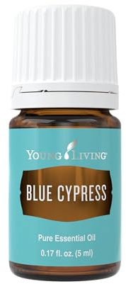 Young Living - Blue Cypress Essential Oil 5 ml | Moisturize Dry Skin Traditionally | Uplifting Aroma for Outdoor Activities | Daily Facial Cleansing | Ideal for Massage