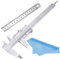 Messschieber 150MM Rostfreier Stahl Nabance Messwerkzeug Schieblehre Messschieber Rostfreier Stahl Mit 15cm Stahlmaßstab mit Reinigungstuch