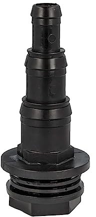 tecuro skruv 1 tum med slanghölje Ø 12/19/25 mm – PP svart