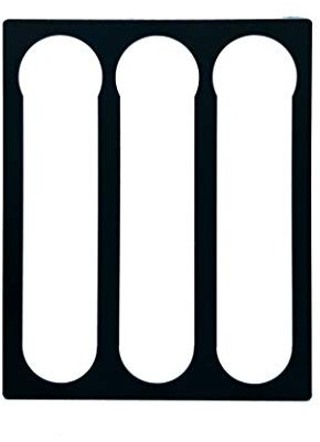 COVERBAGBCN - Kaffeekapselhalter für 12 Kapseln | Dolce Gusto-kompatibel | Methacrylat-Kapselhalter | Vielseitige Installation zur Aufbewahrung von Kaffeekapseln (mattschwarz)