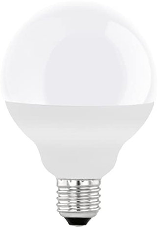 Eglo LED E27 bombilla de globo, lámpara LED, 11,8 vatios (equivalente a 75 vatios), 1055 lúmenes, blanco neutro, 4000 Kelvin, bombilla G95, diámetro 9,5 cm